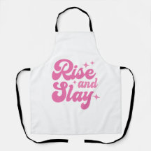 Een roze retro Rise en Slay