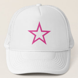 Een roze ster van feminisme - V6 Trucker Pet