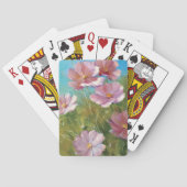 Een roze tuin speelkaarten (Achterkant)