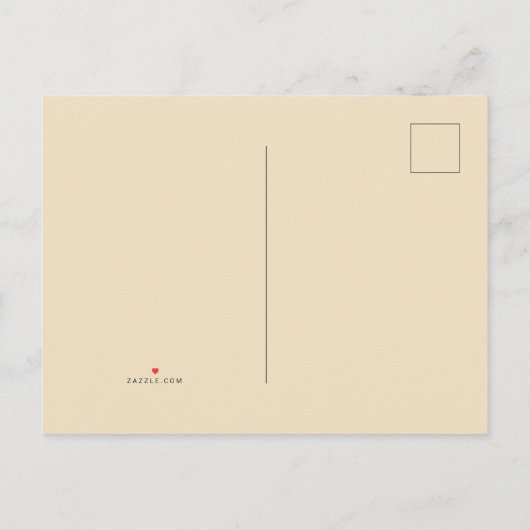 Een roze vlinder op een roomsatijnachtergrond uitnodiging briefkaart (Achterkant)