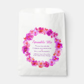 Een roze waterverf bruiloft doet me warrig bedankzakje (Voorkant)