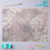 Een Roze Winter Grunge Serie Design 7 Tissuepapier (Craft)