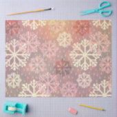 Een Roze Winter Grunge Serie Ontwerp 3 Tissuepapier (Craft)