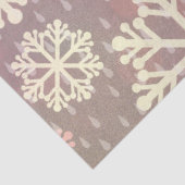 Een Roze Winter Grunge Serie Ontwerp 3 Tissuepapier (Detail)