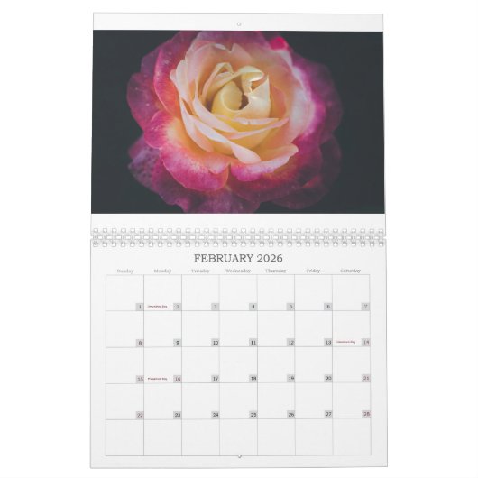 Een rozen kalender (Feb 2026)