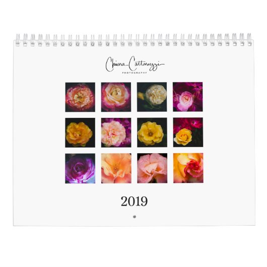 Een rozen kalender 2019 (Achterkant)