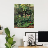 Een rozentuin van Camille Pissarro, Poster (Thuiskantoor)