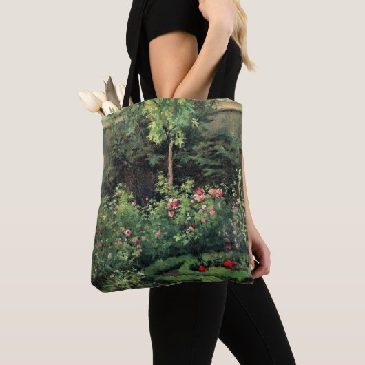 Een rozentuin van Camille Pissarro, Tote Bag (Dichtbij)