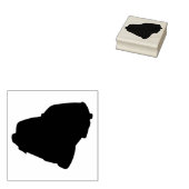 Een rubberen stempel van een 4x4 (Gestempeld)