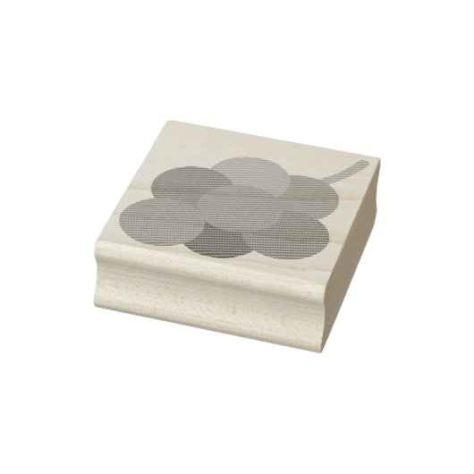 Een rubberstempel van een bosje druiven (Stempel)