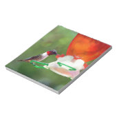 Een ruby Throated Hummingbird Notitieblok (Linkerzijde)