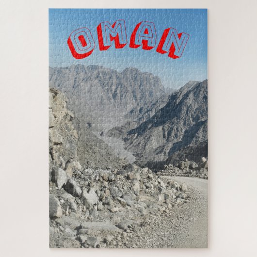 Een ruig bergachtig landschap. legpuzzel (Verticaal)