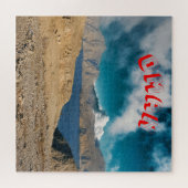 Een ruig, droog Omaans landschap Legpuzzel (Horizontaal)