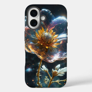 Een ruimte bloem iPhone 16 hoesje
