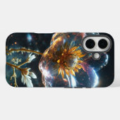 Een ruimte bloem Case-Mate iPhone case (Achterkant (horizontaal))