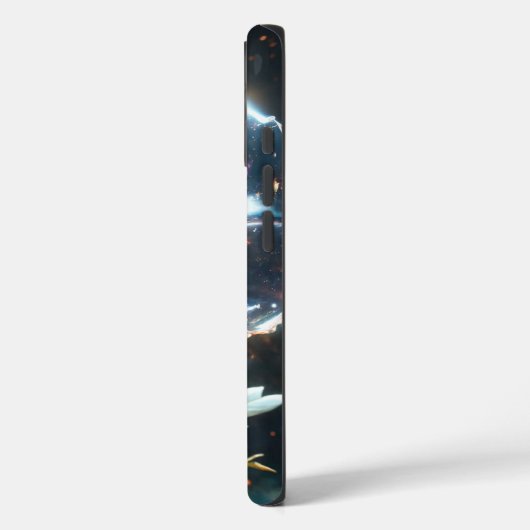 Een ruimte bloem Case-Mate iPhone case (Achterkant / Links)