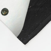 Een ruimteschip in aeroshell nadert Mars. Fleece Deken (Hoek)