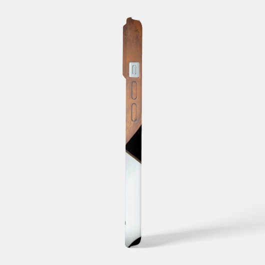 Een ruimteschip in aeroshell nadert Mars. iPhone 15 Case (Linkerkant)