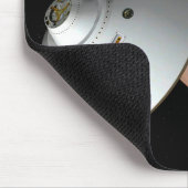 Een ruimteschip in aeroshell nadert Mars. Muismat (Hoek)