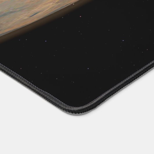 Een ruimteschip in een baan om Mars. Bureaumat (Hoek)