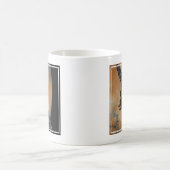 Een ruimteschip in een baan om Mars. Koffiemok (Center)