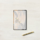 Een ruimteschip in een baan om Mars. Post-it® Notes (Op bureau)