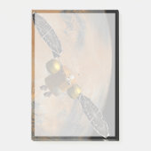 Een ruimteschip in een baan om Mars. Post-it® Notes (Voorkant)