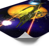 Een ruimteschip poster (Hoek)