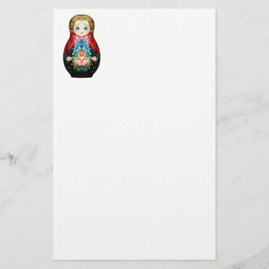 Eén Russische pop Briefpapier (Voorkant)