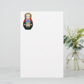 Eén Russische pop Briefpapier (Staand voorkant)