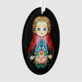 Eén Russische pop Ornament (voorkant)