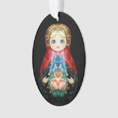 Eén Russische pop Ornament (voorkant)