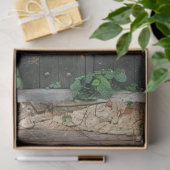 Een rustieke Italiaanse deur serie ontwerp #2 Tissuepapier (Geschenk)