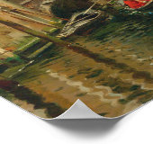 Een rustig kanaal, Venetië Poster (Hoek)