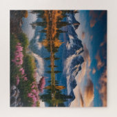 Een rustig meer legpuzzel (Horizontaal)