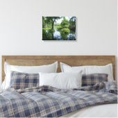 Een rustig moment in Chicago Canvas Afdruk (Insitu (Slaapkamer))
