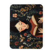 Een rustig moment met een boek magneet (Verticaal)