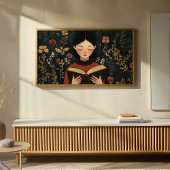 Een rustig moment met een boek poster