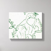 Een rustige avond canvas afdruk (Voorkant)