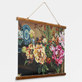 Een rustige avond in Kingdom Café - Hangend Wandkleed (Gebogen)