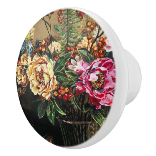 Een rustige avond in Kingdom Café - Keramische Knop (Rechts)