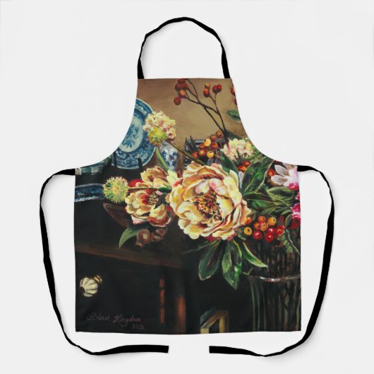 Een rustige avond in Kingdom Café - Schort (Voorkant)