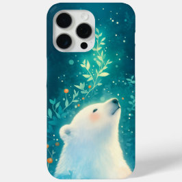 Een rustige nacht voor een ijsbeer iPhone 15 pro max hoesje