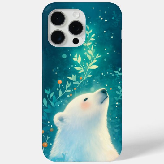 Een rustige nacht voor een ijsbeer Case-Mate iPhone case (Achterkant)