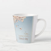 Een rustige ochtend - Het afvallen van Ginkgo's Latte Mok (Rechts)