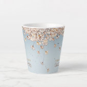 Een rustige ochtend - Het afvallen van Ginkgo's Latte Mok (Voorkant)