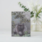 Een rustige plek - Cat Briefkaart (Staand voorkant)