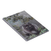 Een rustige plek - Kitten en Spiderweb Notitieboek (Rechterzijde)