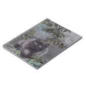 Een rustige plek - Kitten en Spiderweb Notitieboek (Linkerzijde)