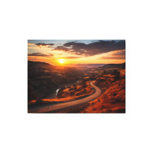 Een rustige trail realisme schilderij - Digitaal